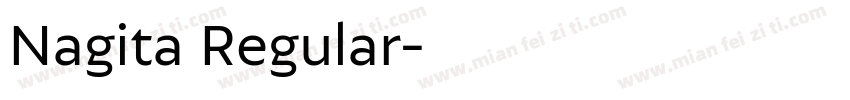 Nagita Regular字体转换